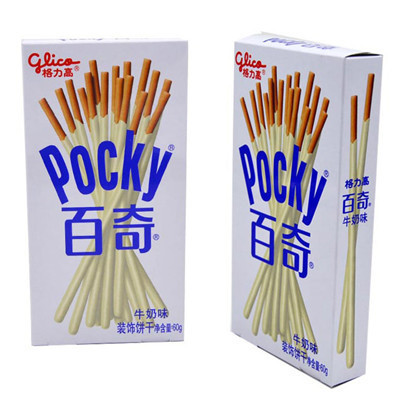 格力高glico 百奇牛奶味饼干棒 60g/盒