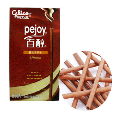 格力高 百醇提拉米苏味注心饼干棒 48g/盒