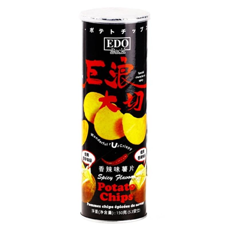 EDO PACK 薯片(香辣味) 150g/罐