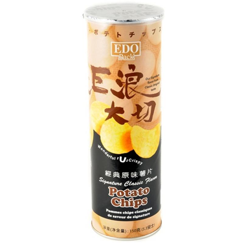EDO PACK 薯片(原味) 150g/罐
