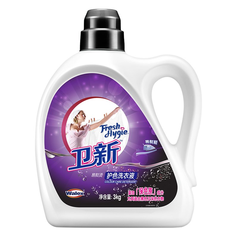 卫新 护色洗衣液 3kg 威露士出品机洗亮衣护色