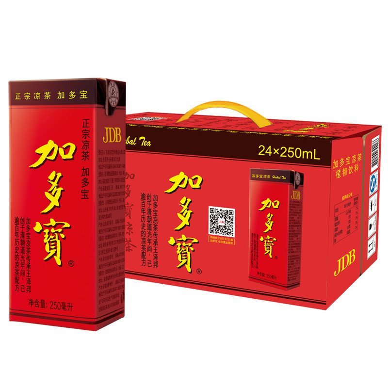 [苏宁易购超市]加多宝凉茶250ml*24