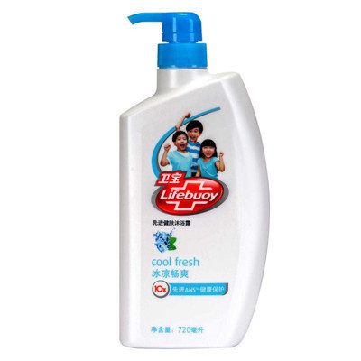 卫宝 (Lifebuoy) 先进健肤沐浴露 冰凉畅爽720ml[联合利华]