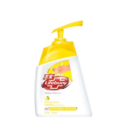 卫宝 (Lifebuoy) 先进抗菌洗手液 柠柚清新450ml[联合利华]