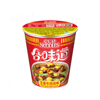 日清(Nissin)合味道五香牛肉风味84g/杯 方便面