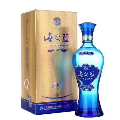 洋河(YangHe)蓝色经典海之蓝 52度375ml单瓶装浓香型白酒(新老包装随机发货)