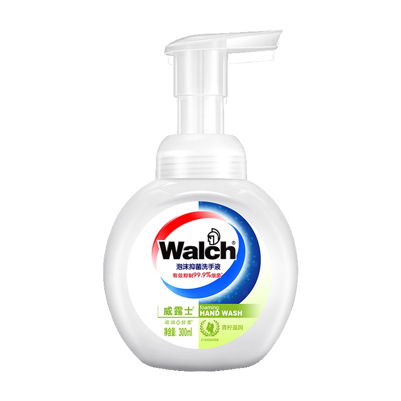 威露士(walch) 泡沫洗手液(青柠盈润) 300ml 家用儿童通用杀菌消毒