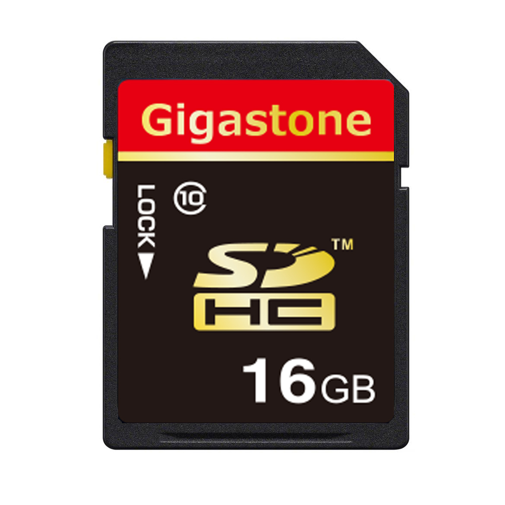 立达(Gigastone)SD 16GB Class10 高速单反数码相机存储卡 最大读取速度20MB/s