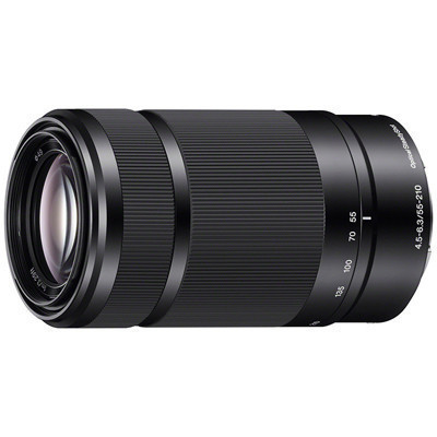索尼(SONY)SEL55210/B E55-210mm F/4.5-6.3 APS-C画幅远摄变焦微单相机镜头 黑色索尼E卡口滤镜口径49mm