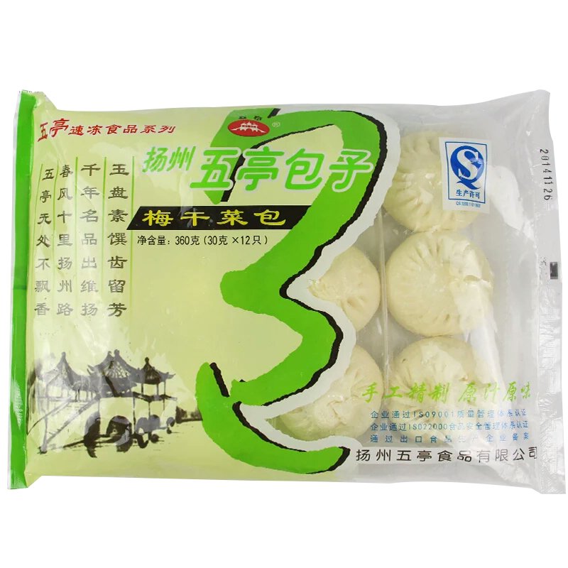 五亭干菜包30g*12只/袋