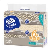 维达(Vinda) 抽纸 倍韧2层180抽软抽*6包(小规格) 面巾纸餐巾纸卫生抽纸巾