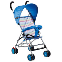 小龙哈彼HAPPY DINO遮阳轻便伞车多功能透气婴儿推车蓝色LD189-M404