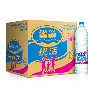 雀巢优活饮用水1.5L*12瓶