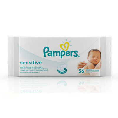 帮宝适(Pampers)正品敏感肌肤婴儿湿巾 56片(进口)