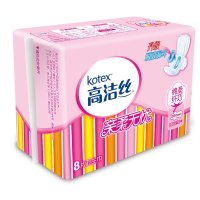 [苏宁易购超市]高洁丝纤巧棉柔日用卫生巾280mm*8片