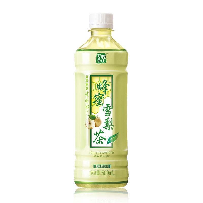 天喔茶庄蜂蜜雪梨茶500ML/瓶