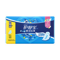 护舒宝(Whisper)超薄日用 瞬洁丝薄卫生巾姨妈巾 240mm 34片 (干爽网面 瞬吸透气)