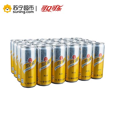 怡泉 汤力水 330ml*24罐/箱 可口可乐荣誉出品 (新老包装随机发货)