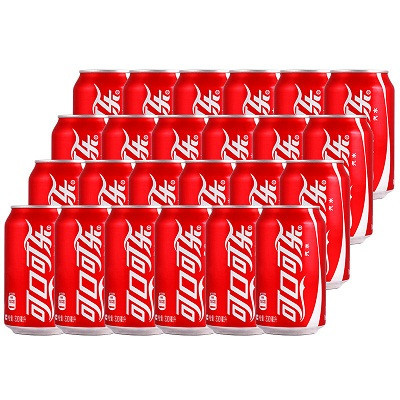 可口可乐碳酸饮料330*24罐(整箱)