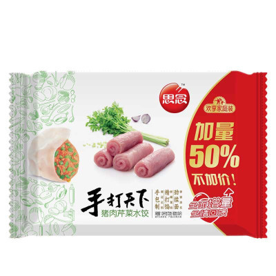 思念手打天下猪肉芹菜水饺1080g