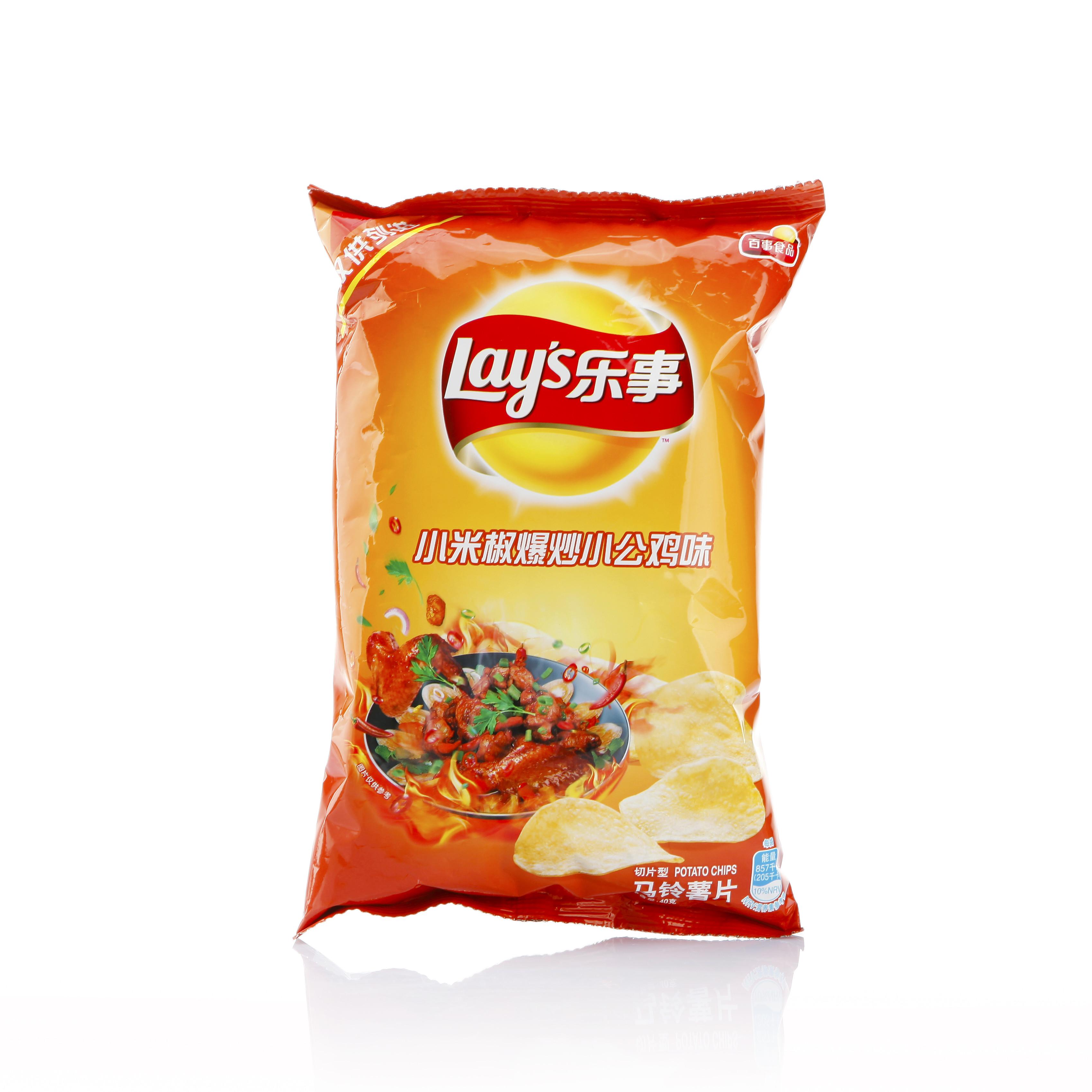 乐事Lay's 薯片 （小米椒爆炒小公鸡味） 40g/袋