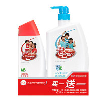 卫宝 (Lifebuoy) 先进健肤冰凉畅爽沐浴露1L+十效多护沐浴露350ml[联合利华]