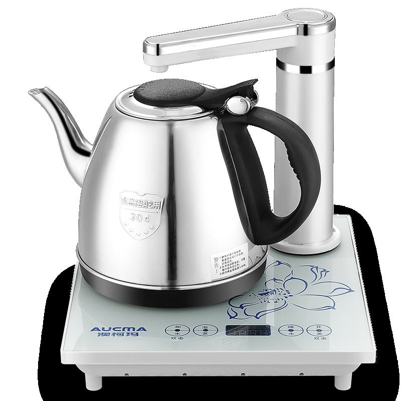 澳柯玛(AUCMA)电水壶ADK-1350H23白色 触控面板 304不锈钢 自动上水 电茶炉烧水壶上水壶