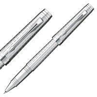 PARKER/派克 首席镀银白夹宝珠笔