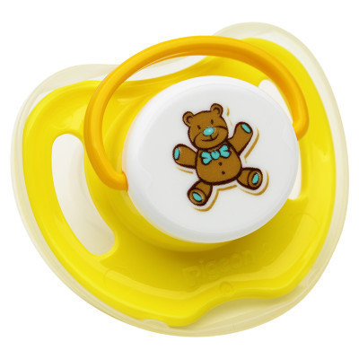 贝亲(PIGEON)新安抚硅胶安抚奶嘴s号(抱抱熊)N921 适用年龄:0-3月