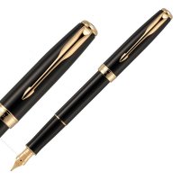 PARKER/派克 卓尔福丽雅黑金夹墨水笔 钢笔