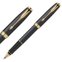 PARKER/派克 卓尔磨砂黒杆金夹宝珠笔 签字笔