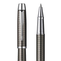 PARKER/派克 IM金属灰格子纹宝珠笔 签字笔
