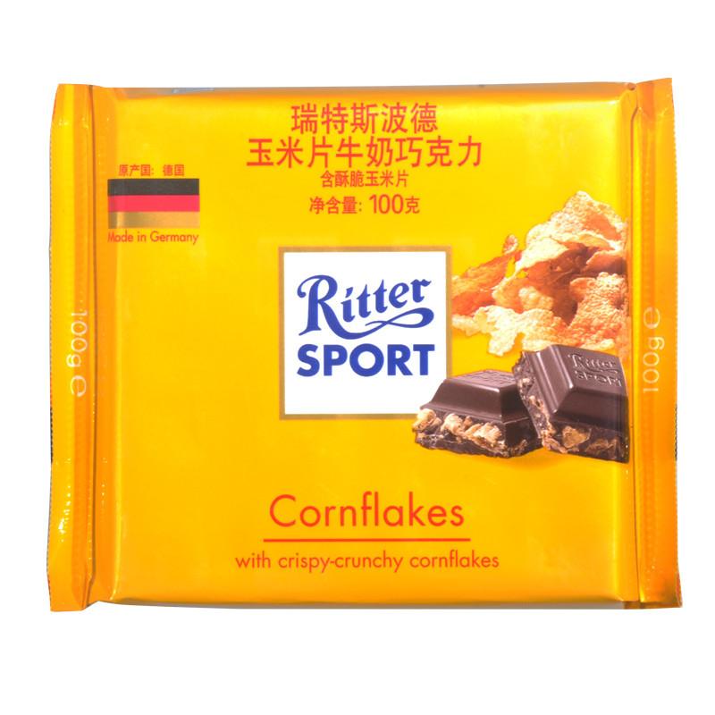 瑞特斯波德 玉米片牛奶巧克力 100g/袋
