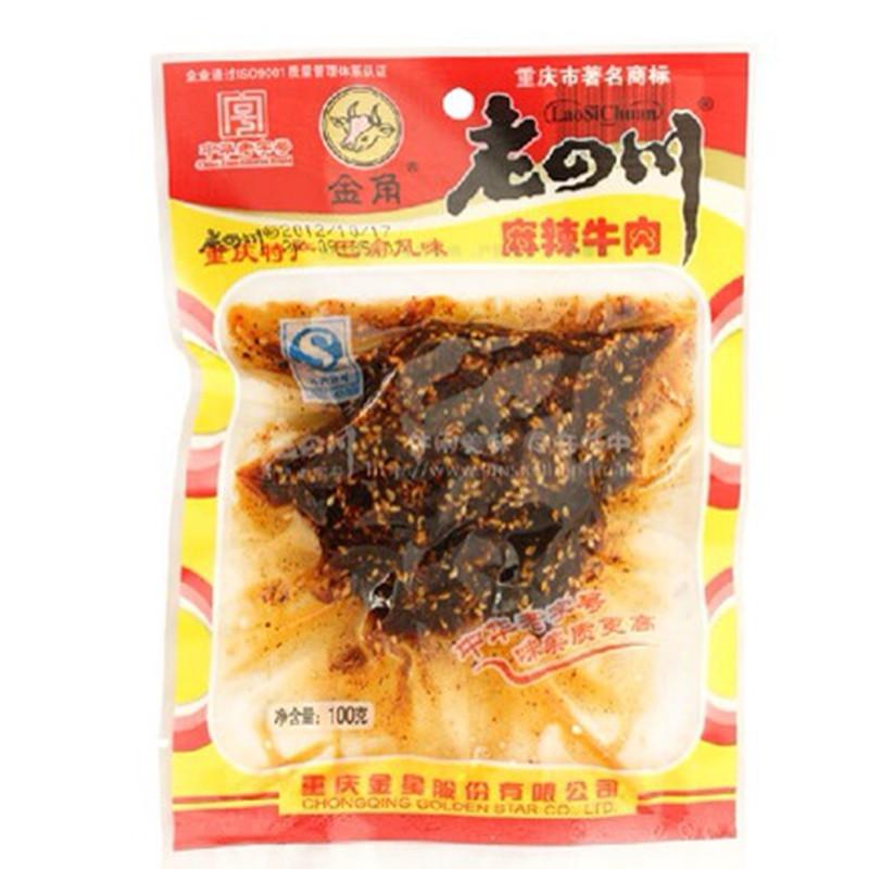 金角麻辣牛肉100g/袋