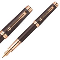 派克(PARKER)首席巧克力玫瑰金夹墨水笔