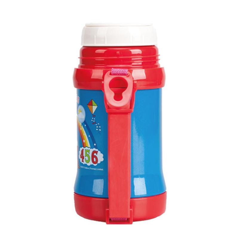 托马斯&朋友(Thomas&Friends)儿童高真空不锈钢隐形背带双盖保温杯450ml(蓝色)4346TM