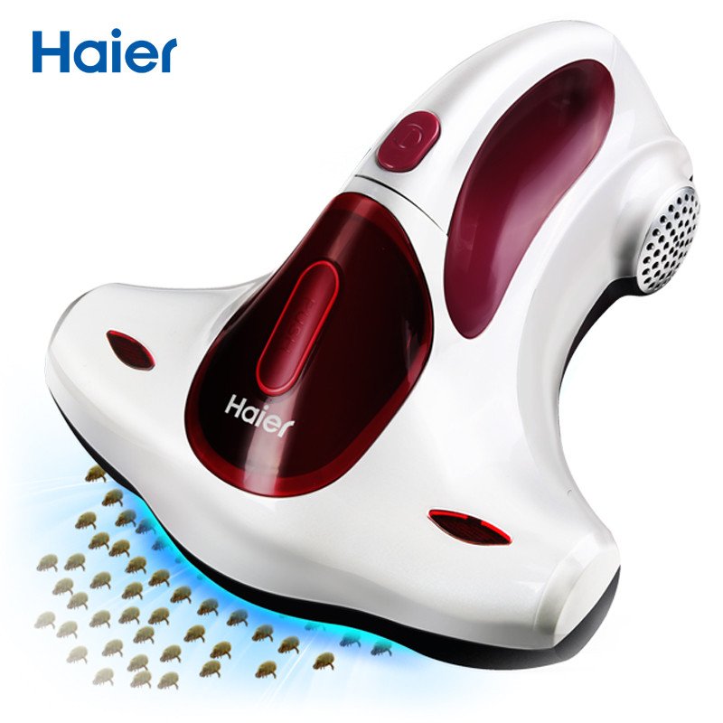 海尔(Haier) ZB403F除螨仪 家用手持吸尘器 小型静音床铺紫外线除螨机