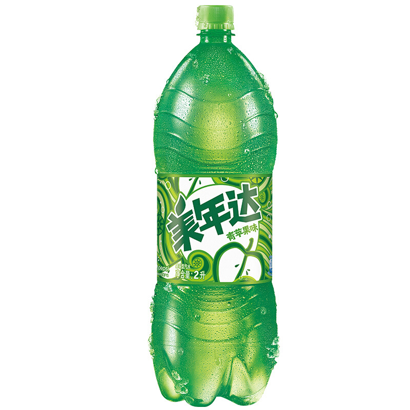 美年达苹果味2L