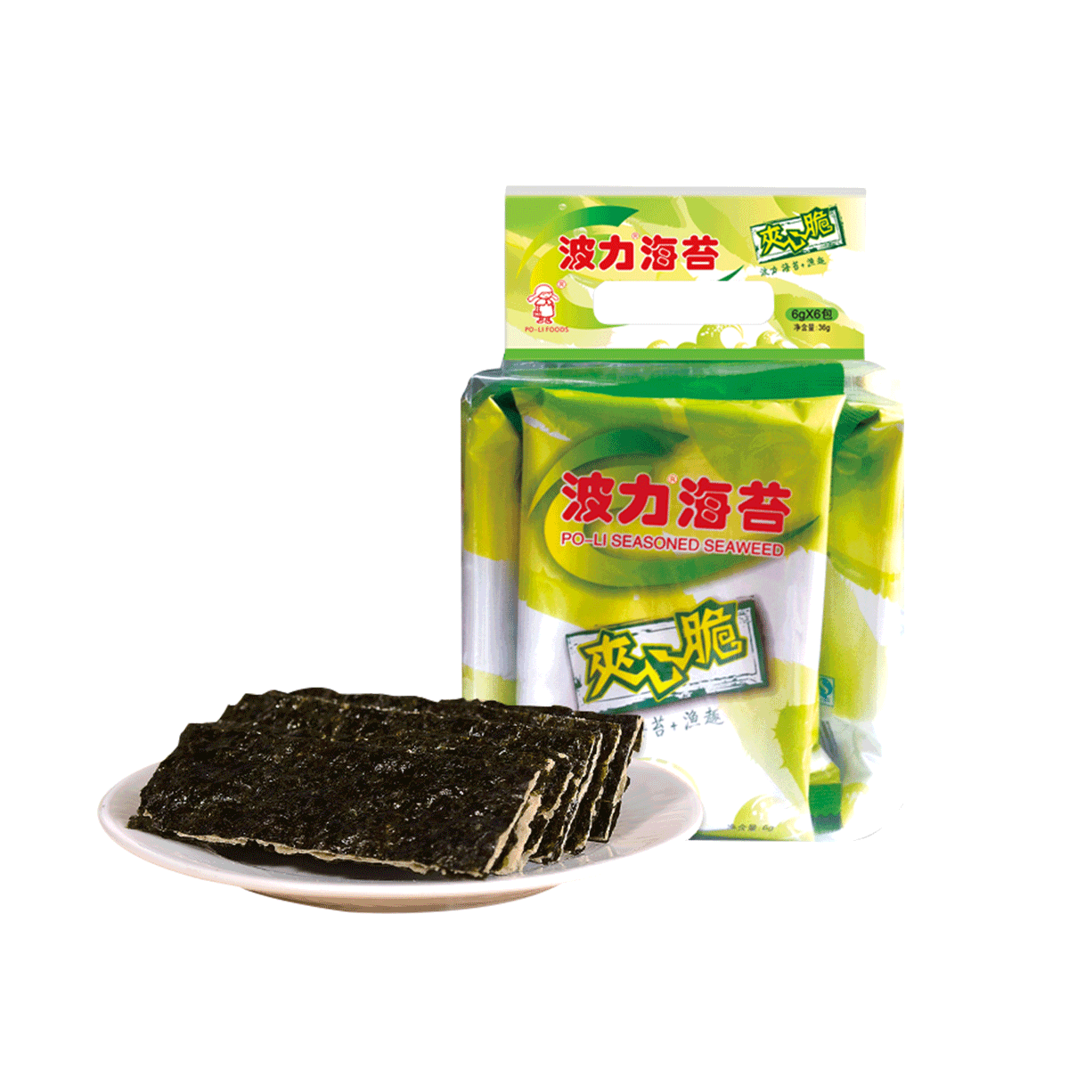 海苔夹心脆礼包36g
