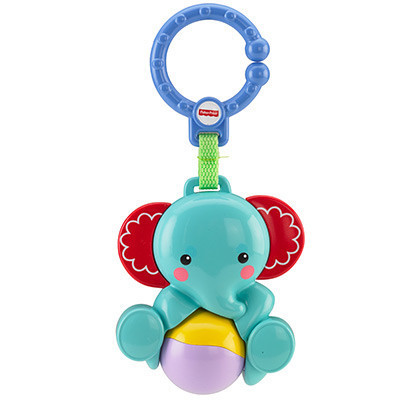 [苏宁自营]Fisher Price 费雪费雪小象摇铃CBK74