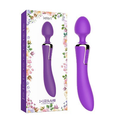[苏宁超市]香港雷霆 1+1双头双震只能加温AV棒 加强刺激款充电10频振动棒 浪涌瞬息潮吹焕觉G点 情趣成人用品