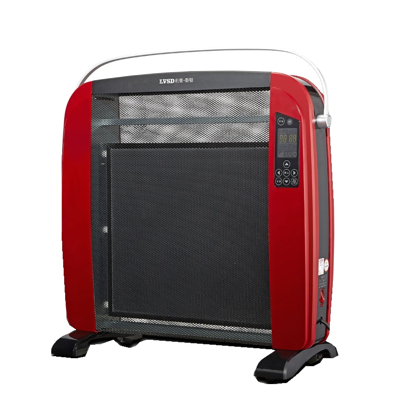 利维斯顿(ILVSD) 取暖器 HL30E 3000W 家用省点暖风机 居浴防水暖风机 立式静音 电暖器 红色