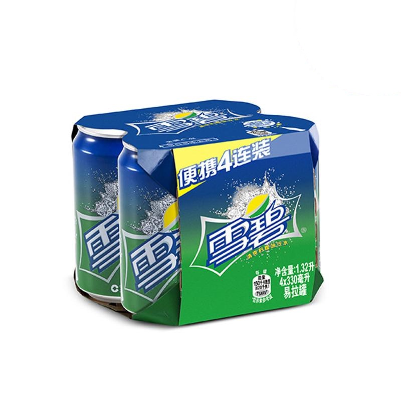 雪碧 碳酸饮料 汽水 330ml*4(4连包)