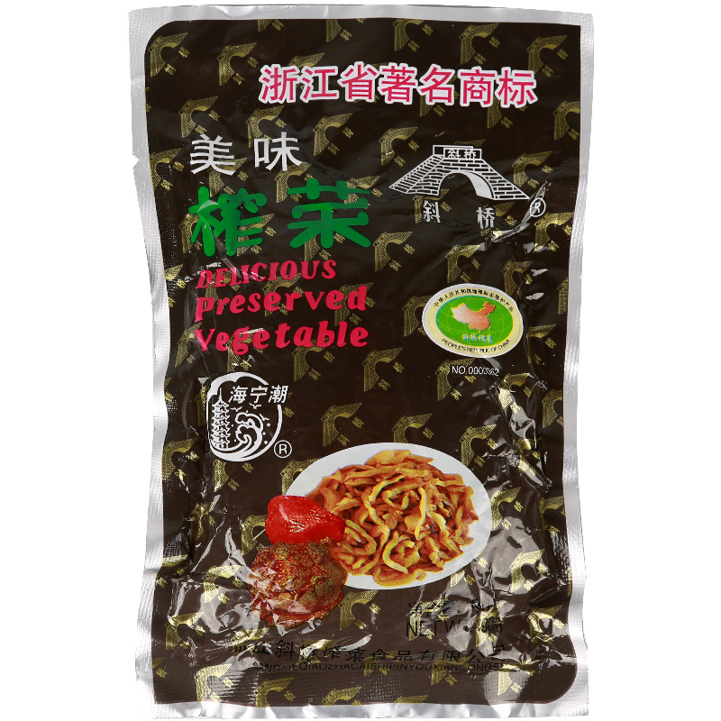 斜桥 美味榨菜 榨菜 咸菜 早餐伴侣 90g/袋