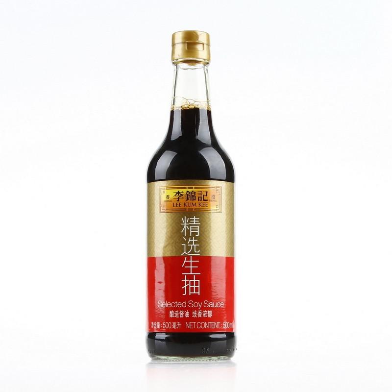 [苏宁易购超市]李锦记500ml精选生抽