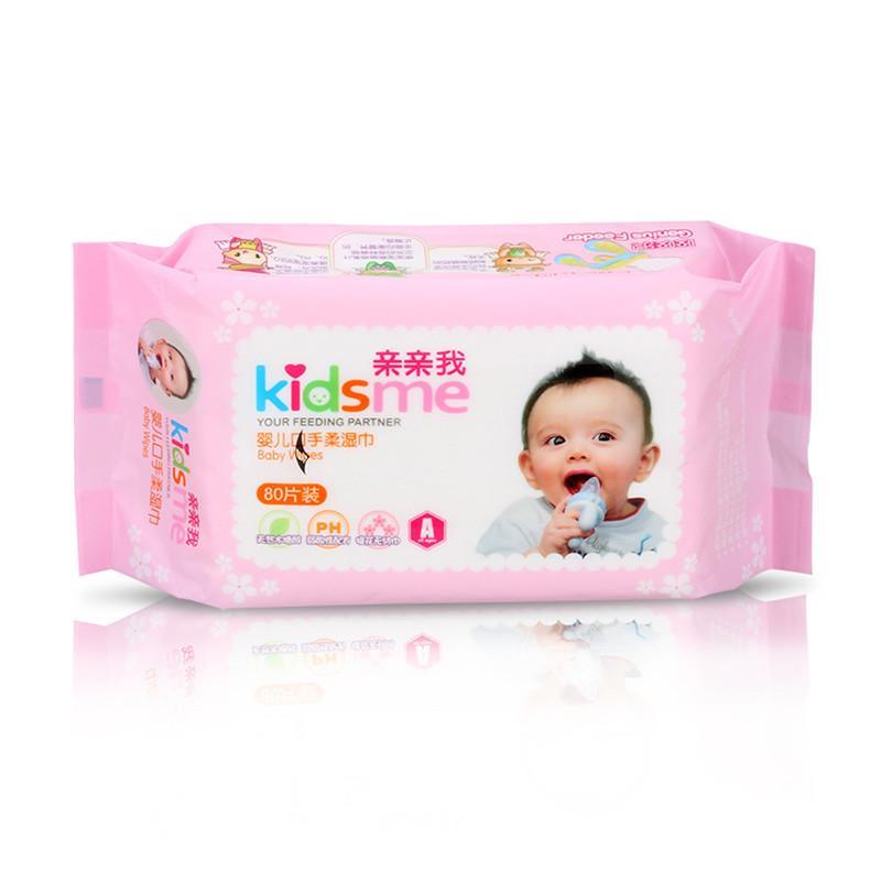 kidsme 亲亲我 婴儿口手柔湿巾(80片装)909002