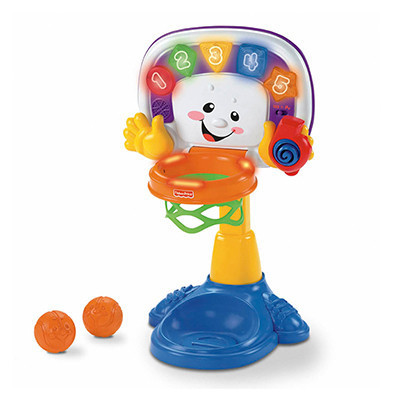 【苏宁自营】费雪(Fisher Price)音乐学习篮球架 (双语) X6158