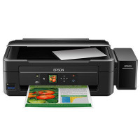 爱普生(EPSON)L455 墨仓式无线一体机(打印 复印 扫描 云打印 WiFi)