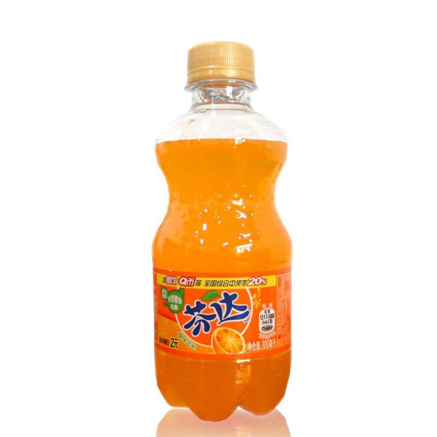 芬达橙味300ml 瓶装