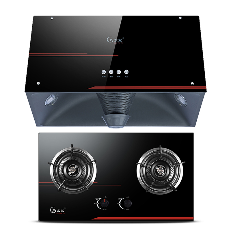 巧太太CXW-210-A168-W 大集烟腔中式吸油烟机+116B燃气灶 天然气